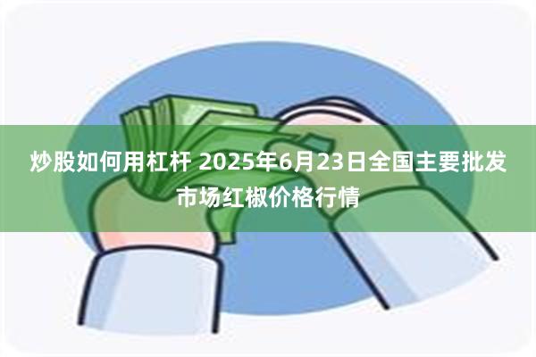 炒股如何用杠杆 2025年6月23日全国主要批发市场红椒价格行情