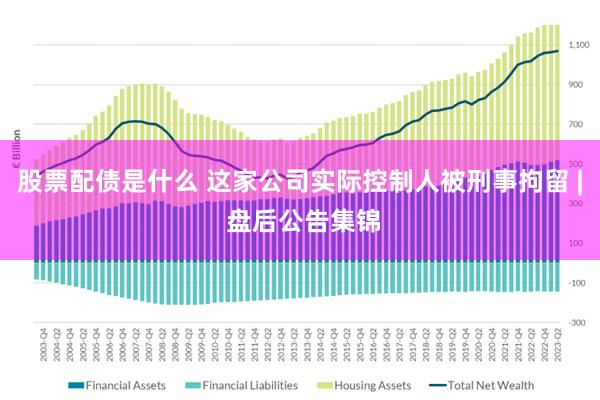 股票配债是什么 这家公司实际控制人被刑事拘留 | 盘后公告集锦